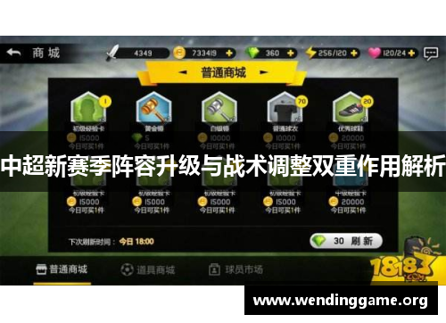 中超新赛季阵容升级与战术调整双重作用解析