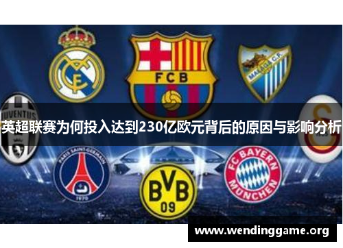 英超联赛为何投入达到230亿欧元背后的原因与影响分析